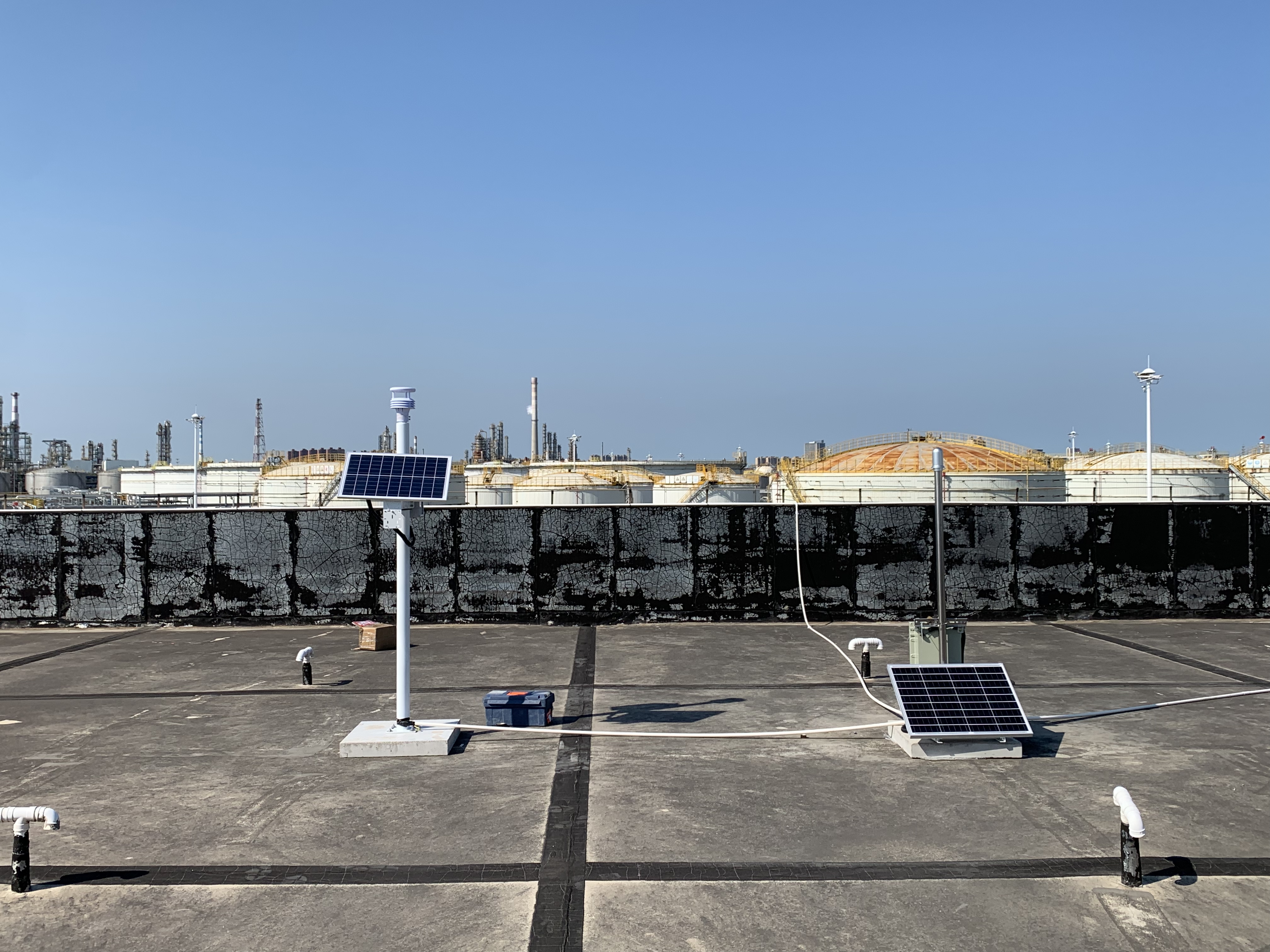 采油廠雷電預警監(jiān)控系統(tǒng)安裝